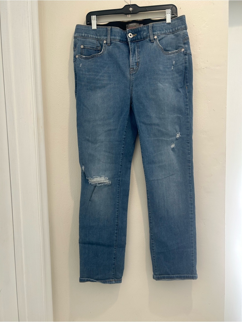 torrid Light Blue Bombshell Straight Jeans